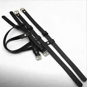 Sexy Black Leather Leg Harness Straps Body Jewelry Rave Party Nightclub BDSM